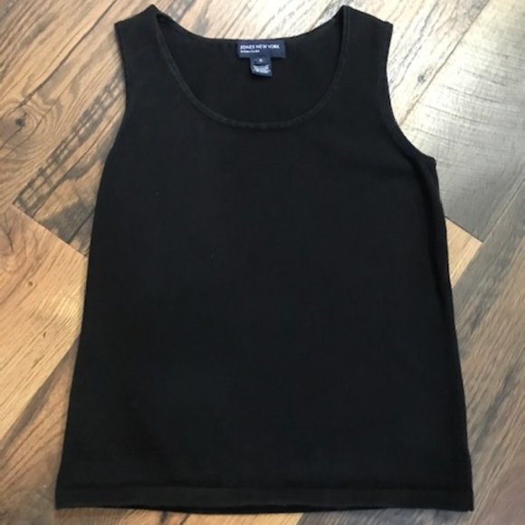 Signature Jones of New York Black Sweater Tank - Picture 1 of 5